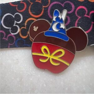 Mickey Mouse Fantasmic Apple Pin